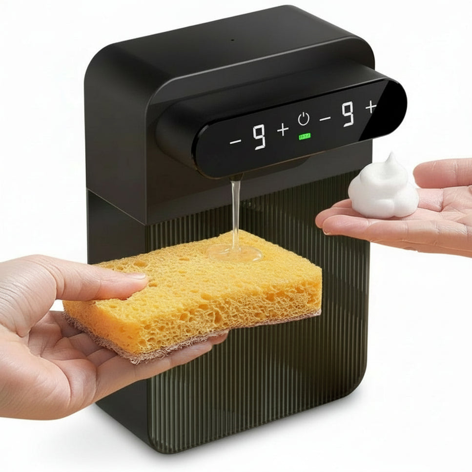 Smart Dual-Head Automatic Soap Dispenser – 400ml