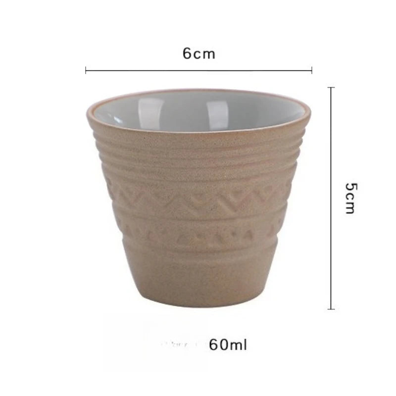 Vintage Ceramic Arabic Coffee Cup – 60ml